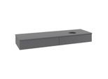 Villeroy & Boch Antao Waschtischunterschrank 1600x190x500mm K16110GK mit Struktur FK/AP: GK/0