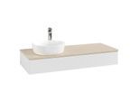 Villeroy & Boch Antao Waschtischunterschrank 1200x190x500mm L11153GF mit Beleuchtung mit Struktur FK/AP: GF/3