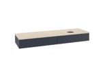 Villeroy & Boch Antao Waschtischunterschrank 1600x190x500mm L16153HG mit Beleuchtung mit Struktur FK/AP: HG/3