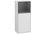 Villeroy und Boch Finion Seitenschrank G500GKMT 41,8x93,6cm, links, Emotion, Regal oben Anthracite matt, White matt lacquer