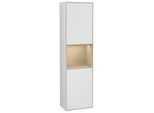 Villeroy und Boch Finion Hochschrank G470PCMT 41,8x151,6cm, rechts, Emotion, Regal Oak Venerr, White matt lacquer
