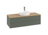 Villeroy & Boch Antao Waschtischunterschrank 1200x360x500mm L21151HL mit Beleuchtung mit Struktur FK/AP: HL/1