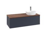 Villeroy & Boch Antao Waschtischunterschrank 1200x360x500mm L34152HG mit Beleuchtung mit Struktur FK/AP: HG/2