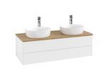 Villeroy & Boch Antao Waschtischunterschrank 1200x360x500mm L24151MT mit Beleuchtung mit Struktur FK/AP: MT/1