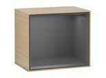 Villeroy und Boch Finion Regalmodul G580GKPC 41,8x35,6x27cm, Emotion, Regal Antracite Matt, Oak Veneer