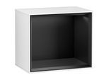 Villeroy und Boch Finion Regalmodul G580PDGF 41,8x35,6x27cm, Emotion, Regal Black Matt, Glossy white lacquer