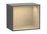 Villeroy und Boch Finion Regalmodul G580PCGK 41,8x35,6x27cm, Emotion, Regal Oak Veneer, Anthracite matt