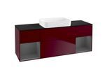 Villeroy und Boch Finion Waschtischunterschrank G742GKHB 160x60,3x50,1cm, Regale Anthracite matt lacquer, Peony Matt