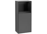 Villeroy und Boch Finion Seitenschrank G510PDGK 41,8x93,6cm, rechts, Emotion, Regal oben Black matt, Anthracite matt
