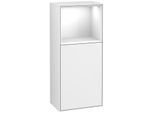 Villeroy und Boch Finion Seitenschrank G510GFGF 41,8x93,6cm, rechts, Emotion, Regal oben Glossy White, Glossy white lacquer