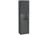 Villeroy und Boch Finion Hochschrank G460GKHG 41,8x151,6cm, links, Emotion, Regal Anthracite Matt Lacquer, Midnight Blue Matt Lacquer
