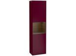 Villeroy und Boch Finion Hochschrank G460GNHB 41,8x151,6cm, links, Emotion, Regal Walnut veneer, Peony Matt