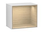 Villeroy und Boch Finion Regalmodul F580PCMT 41,8x35,6x27cm, Regal Oak Veneer, White matt lacquer