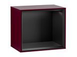 Villeroy und Boch Finion Regalmodul F580PDHB 41,8x35,6x27cm, Regal Black Matt, Peony Matt