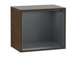 Villeroy und Boch Finion Regalmodul G580HGGN 41,8x35,6x27cm, Emotion, Regal Midnight Blue, Walnut veneer