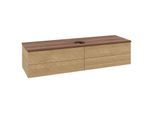 Villeroy & Boch Antao Waschtischunterschrank 1600x360x500mm L25112HN mit Beleuchtung mit Struktur FK/AP: HN/2