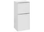 Villeroy und Boch Subway 3.0 Seitenschrank C59400VE 40x86x36,2cm, Schanier links/Griff Aluminium glänzend, brilliant white