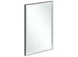 Villeroy und Boch Subway 3.0 Spiegel A46350BC Aluminiumrahmen, 50 x 75 x 4,75 cm, schwarz matt/weiß matt