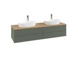 Villeroy & Boch Antao Waschtischunterschrank 1600x360x500mm L28151HL mit Beleuchtung mit Struktur FK/AP: HL/1