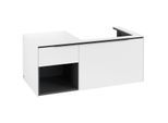 Villeroy und Boch Subway 3.0 Waschtisch-Unterschrank C57101VF 100,1x42,25x51,6cm, ohne LED/Griff Volcano black, pure white