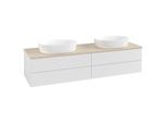 Villeroy & Boch Antao Waschtischunterschrank 1600x360x500mm L28113GF mit Beleuchtung mit Struktur FK/AP: GF/3