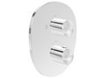 Villeroy und Boch Antao Fertigmontageset TVS11100100061 Unterputz-Thermostat mit Einwege-Mengenregulierung, chrom