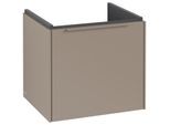 Villeroy und Boch Subway 3.0 Waschtisch-Unterschrank C58002VM 47,3x42,9x40,75cm, ohne LED/Griff monochrom, taupe