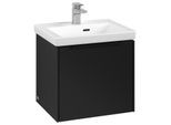 Villeroy und Boch Subway 3.0 Waschtisch-Unterschrank C58001VL 47,3x42,9x40,75cm, ohne LED/Griff Volcano black, volcano black