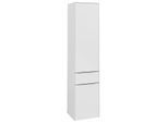 Villeroy und Boch Subway 3.0 Hochschrank C59100VF 40x171x36,2cm, Schanier rechts/Griff Aluminium glänzend, pure white