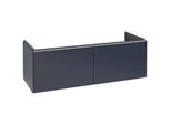 Villeroy und Boch Subway 3.0 Waschtisch-Unterschrank C567L0VQ 127,2x42,9x47,8cm, mit LED/Griff Aluminium glänzend, marine blue