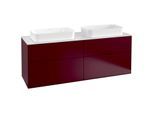 Villeroy und Boch Finion Waschtischunterschrank F31100HB 160x60,3cm, Abdeckplatte white matt, Peony Matt