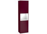 Villeroy und Boch Finion Hochschrank G470GFHB 41,8x151,6cm, rechts, Emotion, Regal Glossy white lacquer, Peony Matt