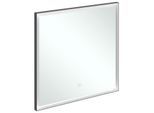 Villeroy und Boch Subway 3.0 Spiegel A46380BC Aluminiumrahmen, 80 x 75 x 4,75 cm, schwarz matt/weiß matt
