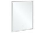 Villeroy und Boch Subway 3.0 Spiegel A4636500 Aluminiumrahmen, 65 x 75 x 4,75 cm, weiß matt