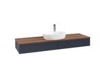 Villeroy & Boch Antao Waschtischunterschrank 1600x190x500mm L14052HG mit Beleuchtung FK/AP: HG/2