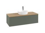 Villeroy & Boch Antao Waschtischunterschrank 1200x360x500mm L32151HL mit Beleuchtung mit Struktur FK/AP: HL/1