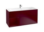 Villeroy und Boch Finion Waschtischunterschrank G060HBHB 119,6x59,1cm, Emotion, Regal links Peony, Peony Matt