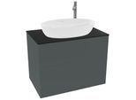 Villeroy und Boch Finion Waschtischunterschrank G87200HG 80x60,3cm, Emotion, Abdeckplatte black matt, Midnight Blue Matt Lacquer