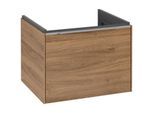 Villeroy und Boch Subway 3.0 Waschtisch-Unterschrank C57700RH 57,2x42,9x47,8cm, ohne LED/Griff Aluminium glänzend, kansas oak