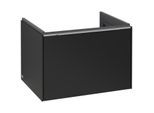Villeroy und Boch Subway 3.0 Waschtisch-Unterschrank C575L0VL 62,2x42,9x47,8cm, mit LED/Griff Aluminium glänzend, volcano black