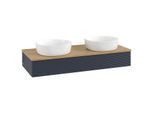 Villeroy & Boch Antao Waschtischunterschrank 1200x190x500mm L13111HG mit Beleuchtung mit Struktur FK/AP: HG/1
