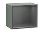 Villeroy und Boch Finion Regalmodul F580GKGM 41,8x35,6x27cm, Regal Antracite Matt, Olive Matt Lacquer