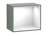 Villeroy und Boch Finion Regalmodul G580GFGM 41,8x35,6x27cm, Emotion, Regal Glossy White, Olive Matt Lacquer