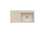 Villeroy und Boch Subway Style 60 Spüle 336100AM Spülbecken rechts, 510mm, almond CeramicPlus