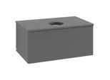Villeroy & Boch Antao Waschtischunterschrank 800x360x500mm L30110GK mit Beleuchtung mit Struktur FK/AP: GK/0