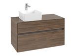 Villeroy und Boch Collaro Waschtischunterschrank C03900VH 100 x 54,8 x 50 cm, Waschtisch links, Arizona Oak