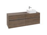 Villeroy und Boch Collaro Waschtischunterschrank C05100VH 160 x 54,8 x 50 cm, Waschtisch rechts, Arizona Oak