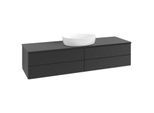 Villeroy & Boch Antao Waschtischunterschrank 1600x360x500mm L25110PD mit Beleuchtung mit Struktur FK/AP: PD/0