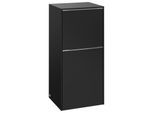 Villeroy und Boch Subway 3.0 Seitenschrank C59500VL 40x86x36,2cm, Schanier rechts/Griff Aluminium glänzend, volcano black