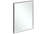 Villeroy und Boch Subway 3.0 Spiegel A46360BC Aluminiumrahmen, 60 x 75 x 4,75 cm, schwarz matt/weiß matt